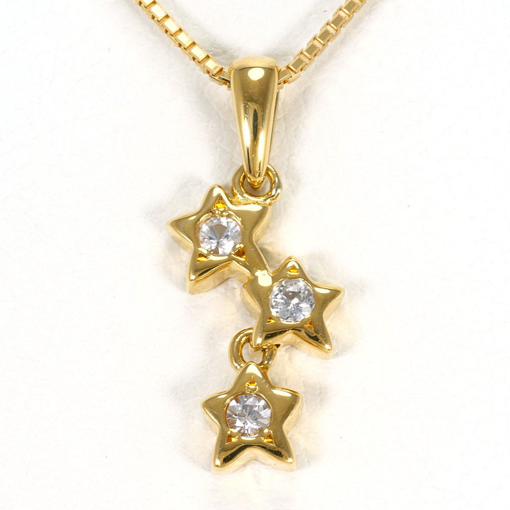VINTAGE 18k Gold Sapphire Necklace